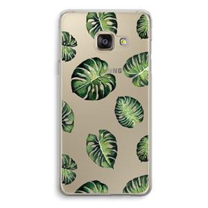 CaseCompany Tropische bladeren: Samsung Galaxy A3 (2016) Transparant Hoesje