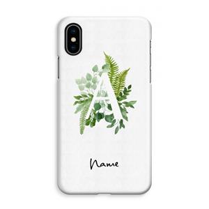 CaseCompany Green Brush: iPhone XS Max Volledig Geprint Hoesje