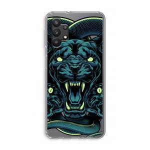 CaseCompany Cougar and Vipers: Samsung Galaxy A32 5G Transparant Hoesje