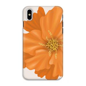 CaseCompany Orange Ellila flower: iPhone XS Tough Case