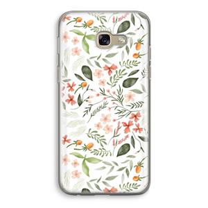 CaseCompany Sweet little flowers: Samsung Galaxy A5 (2017) Transparant Hoesje