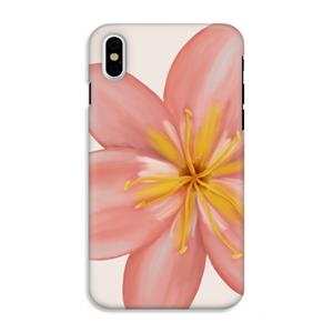 CaseCompany Pink Ellila Flower: iPhone XS Tough Case