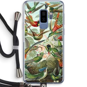 CaseCompany Haeckel Trochilidae: Samsung Galaxy S9 Plus Transparant Hoesje met koord