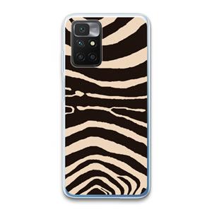 CaseCompany Arizona Zebra: Xiaomi Redmi 10 Transparant Hoesje