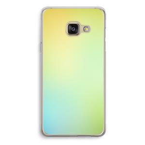 CaseCompany Minty mist pastel: Samsung Galaxy A3 (2016) Transparant Hoesje