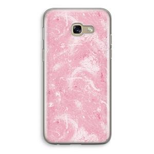 CaseCompany Abstract Painting Pink: Samsung Galaxy A5 (2017) Transparant Hoesje