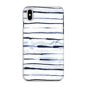 CaseCompany Ink Stripes: iPhone XS Tough Case