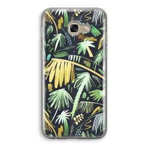 CaseCompany Tropical Palms Dark: Samsung Galaxy A5 (2017) Transparant Hoesje