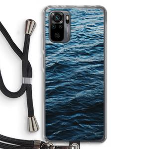 CaseCompany Oceaan: Xiaomi Redmi Note 10 Pro Transparant Hoesje met koord