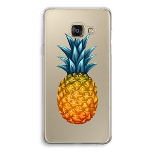 CaseCompany Grote ananas: Samsung Galaxy A3 (2016) Transparant Hoesje