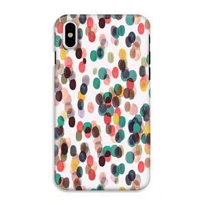 CaseCompany Tropical Dots: iPhone XS Tough Case