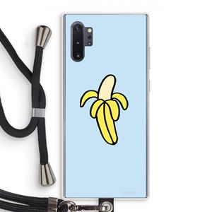 CaseCompany Banana: Samsung Galaxy Note 10 Plus Transparant Hoesje met koord