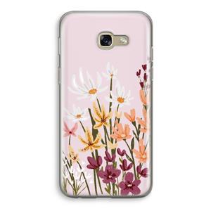 CaseCompany Painted wildflowers: Samsung Galaxy A5 (2017) Transparant Hoesje