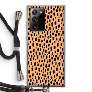 CaseCompany Panter: Samsung Galaxy Note 20 Ultra / Note 20 Ultra 5G Transparant Hoesje met koord