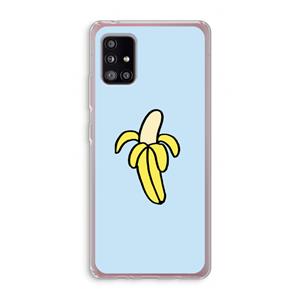 CaseCompany Banana: Samsung Galaxy A51 5G Transparant Hoesje
