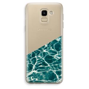 CaseCompany Weerkaatsing water: Samsung Galaxy J6 (2018) Transparant Hoesje