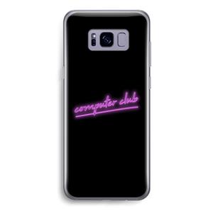 CaseCompany Vice Black: Samsung Galaxy S8 Transparant Hoesje