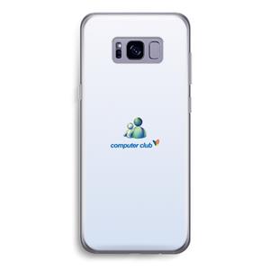 CaseCompany MSN: Samsung Galaxy S8 Transparant Hoesje