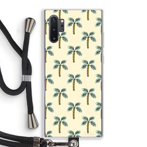 CaseCompany Paradise: Samsung Galaxy Note 10 Plus Transparant Hoesje met koord