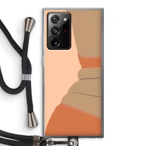 CaseCompany Bikini: Samsung Galaxy Note 20 Ultra / Note 20 Ultra 5G Transparant Hoesje met koord