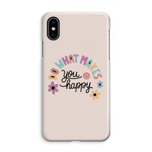 CaseCompany Happy days: iPhone XS Max Volledig Geprint Hoesje