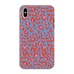 CaseCompany Leopard blue: iPhone XS Tough Case