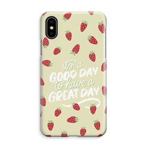 CaseCompany Don't forget to have a great day: iPhone XS Max Volledig Geprint Hoesje