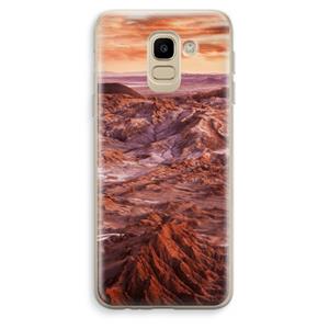 CaseCompany Mars: Samsung Galaxy J6 (2018) Transparant Hoesje