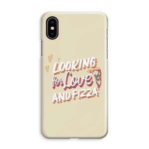 CaseCompany Pizza is the answer: iPhone XS Max Volledig Geprint Hoesje