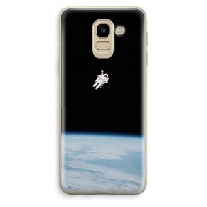 CaseCompany Alone in Space: Samsung Galaxy J6 (2018) Transparant Hoesje