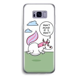 CaseCompany Unicorn: Samsung Galaxy S8 Transparant Hoesje