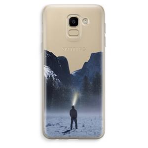 CaseCompany Wanderlust: Samsung Galaxy J6 (2018) Transparant Hoesje