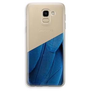 CaseCompany Pauw: Samsung Galaxy J6 (2018) Transparant Hoesje