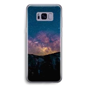 CaseCompany Travel to space: Samsung Galaxy S8 Transparant Hoesje