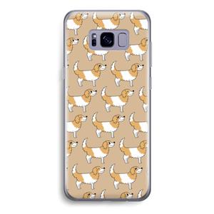CaseCompany Doggy: Samsung Galaxy S8 Transparant Hoesje