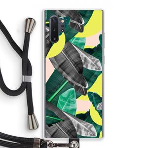 CaseCompany Fantasie jungle: Samsung Galaxy Note 10 Plus Transparant Hoesje met koord