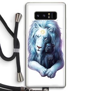CaseCompany Child Of Light: Samsung Galaxy Note 8 Transparant Hoesje met koord