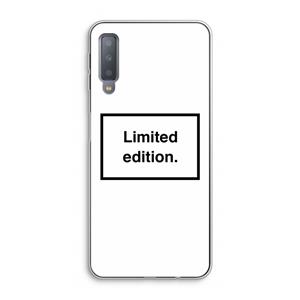 CaseCompany Limited edition: Samsung Galaxy A7 (2018) Transparant Hoesje
