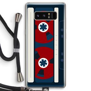 CaseCompany Here's your tape: Samsung Galaxy Note 8 Transparant Hoesje met koord