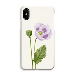 CaseCompany Purple poppy: iPhone XS Max Volledig Geprint Hoesje