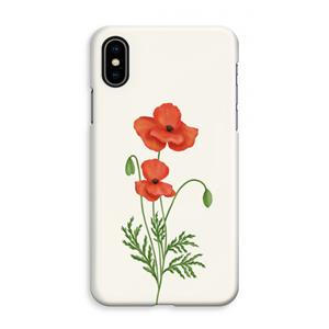 CaseCompany Red poppy: iPhone XS Max Volledig Geprint Hoesje