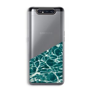 CaseCompany Weerkaatsing water: Samsung Galaxy A80 Transparant Hoesje