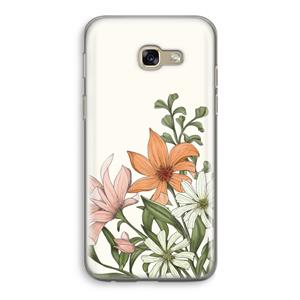 CaseCompany Floral bouquet: Samsung Galaxy A5 (2017) Transparant Hoesje