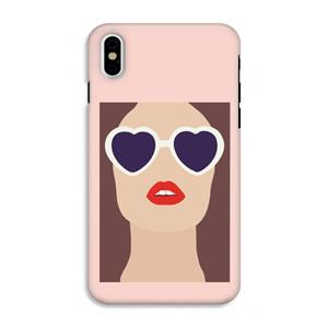 CaseCompany Red lips: iPhone XS Tough Case