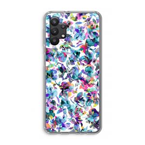 CaseCompany Hibiscus Flowers: Samsung Galaxy A32 5G Transparant Hoesje