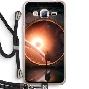 CaseCompany Ephemeral: Samsung Galaxy J3 (2016) Transparant Hoesje met koord