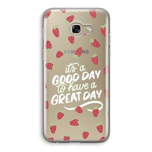 CaseCompany Don't forget to have a great day: Samsung Galaxy A5 (2017) Transparant Hoesje