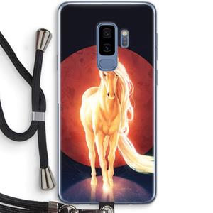 CaseCompany Last Unicorn: Samsung Galaxy S9 Plus Transparant Hoesje met koord
