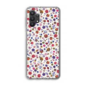 CaseCompany Planets Space: Samsung Galaxy A32 5G Transparant Hoesje