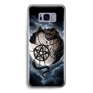 CaseCompany Volle maan: Samsung Galaxy S8 Transparant Hoesje